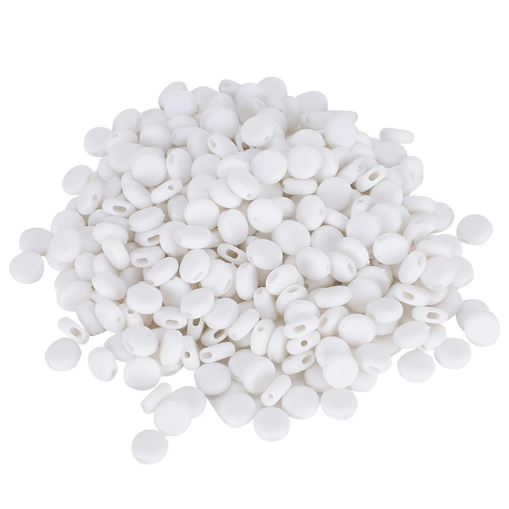 400Pcs Adjustment Buckle Silicone AntiSlip Face Cover Ear Band Extension Rope Connectors