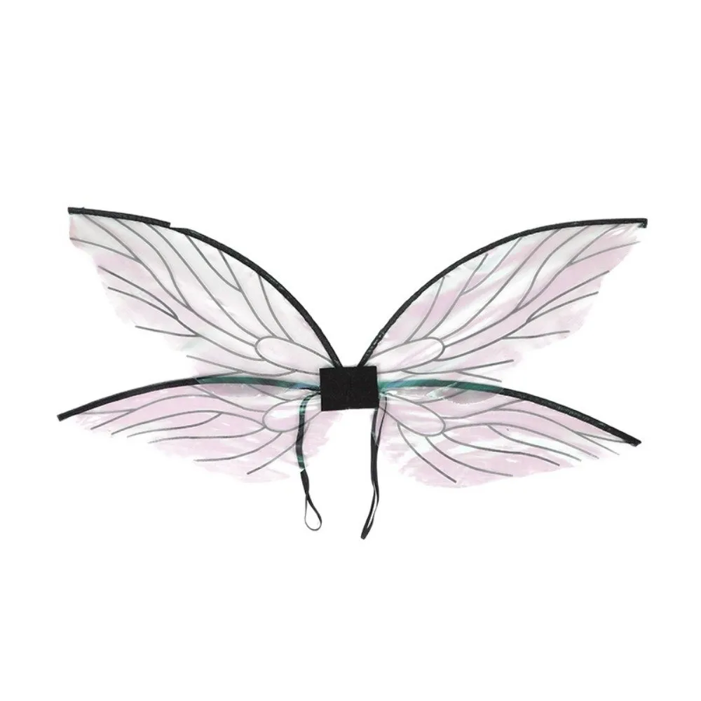 Cosplay Props Girl Butterfly Wings Multicolor Organza Fairy Wings Role Play Lightweight Dress-Up Wings Costume