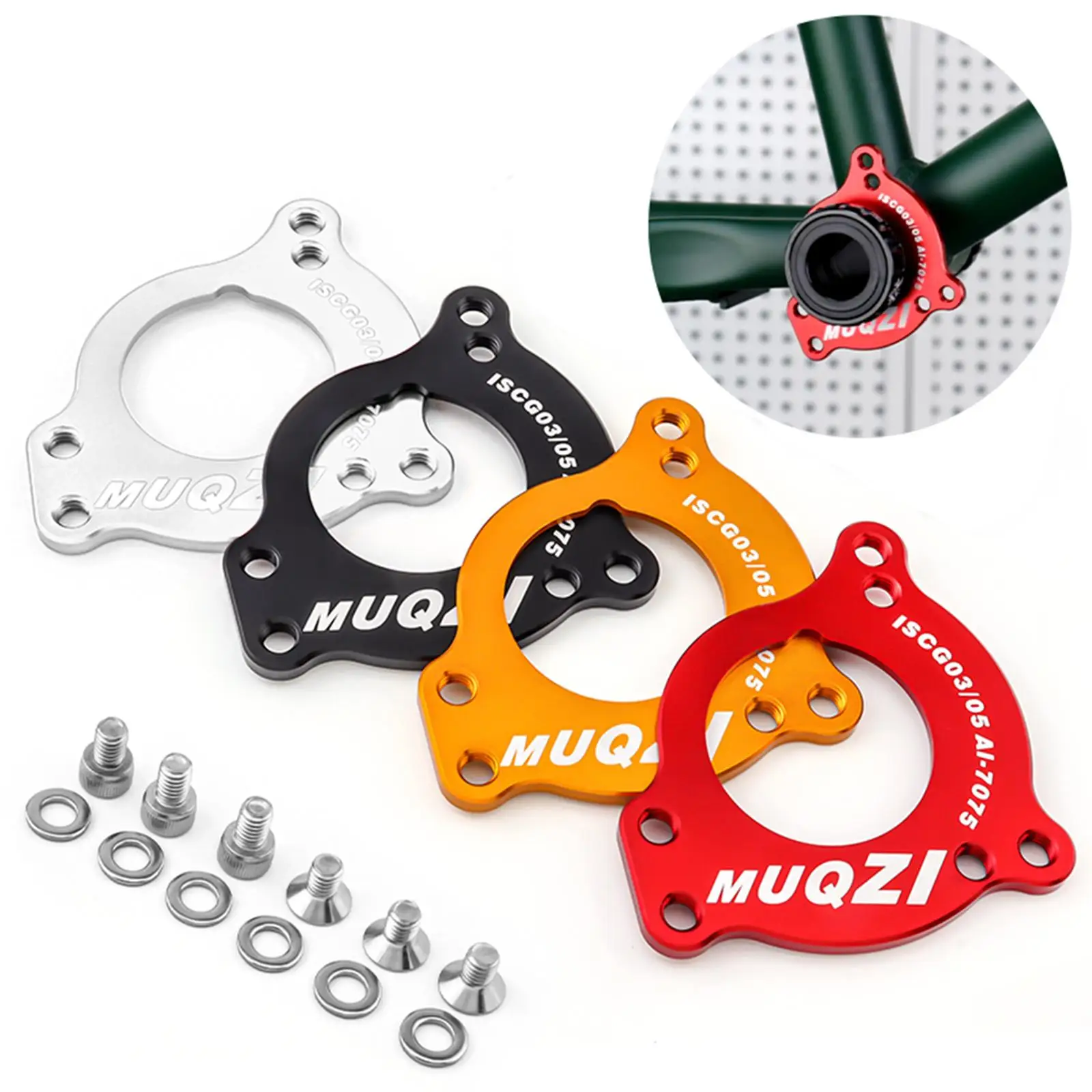 

Bicycle Chain Guide Adapter Lightweight CNC 7075 Aluminum Alloy Mount for Road Bike BSA Bottom Bracket 68 73mm