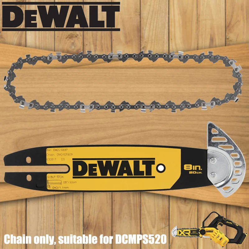 

Направляющая цепи DEWALT DT20693, DT20694, 20 см, износостойкая масляная Электроинструмент с низкой отдачей, аксессуары для DCMPS520