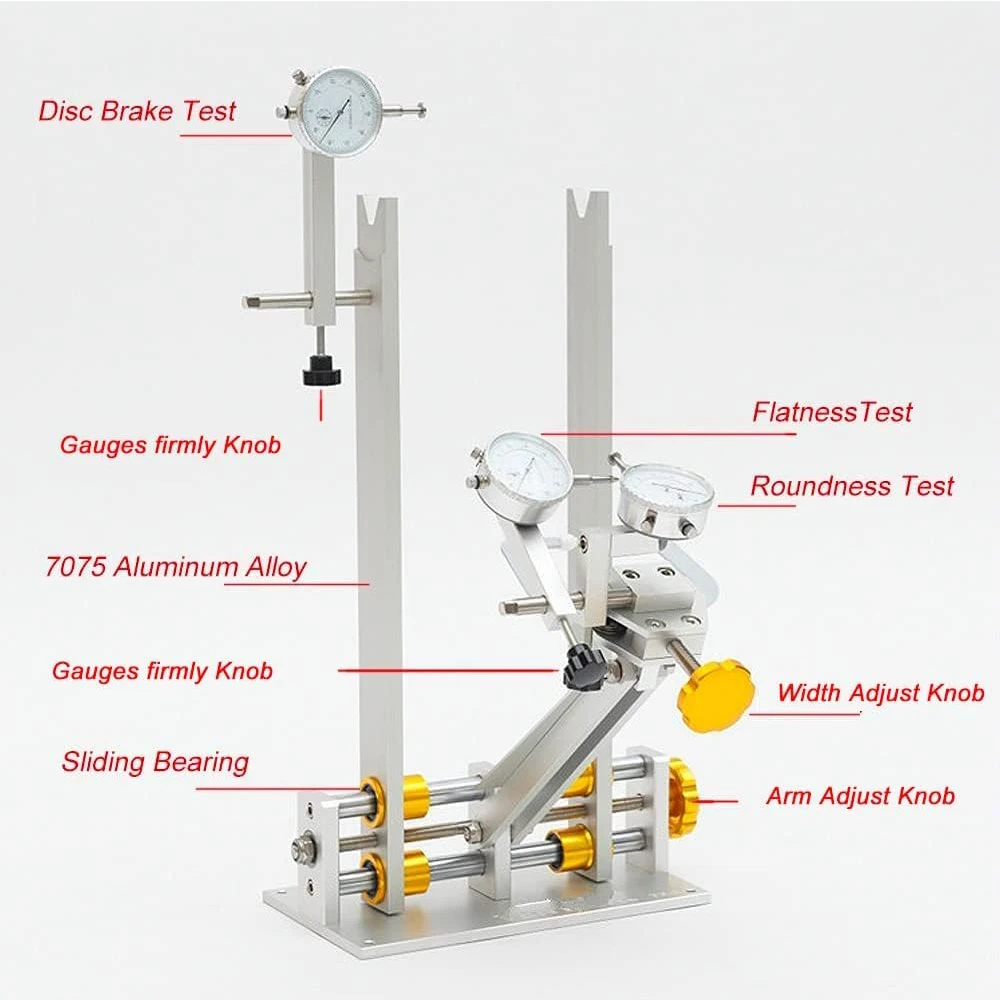 CATAZER Professional Wheel Truing Stand Aluminum Alloy Bicycle Adjustment Rims MTB Road Bike Wheel Set BMX Bicycle Repair Tools