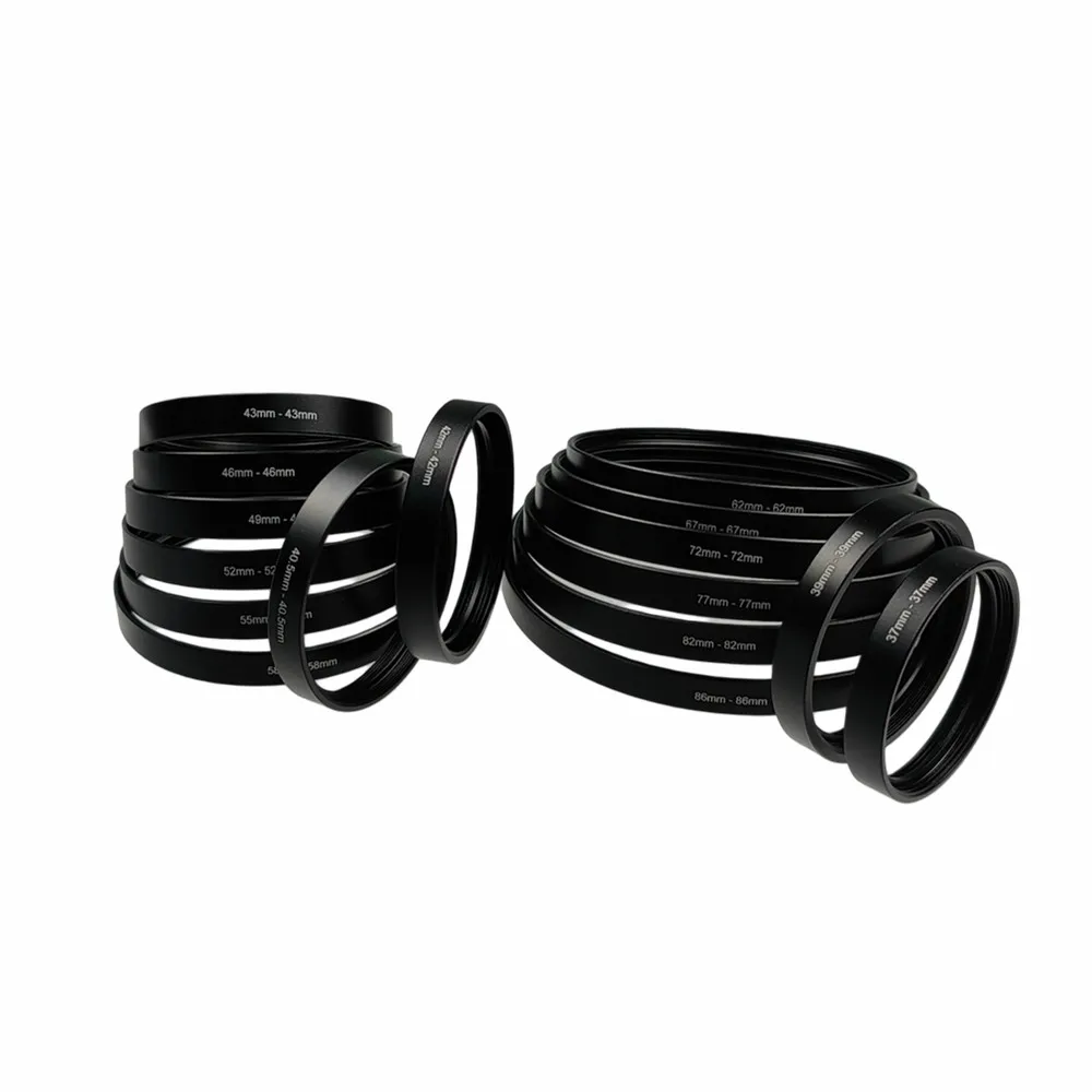 Dual Female Coupling Ring Lens Filter Female-to-Female Adapter Inner Coupler 77-77 67-67 58-58 52-52 82-82 49-49 72-72