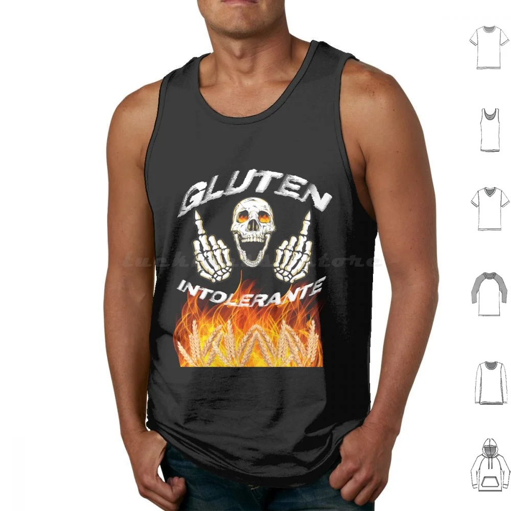 

Глютен Intolerante Забавная рубашка Майки с принтом Хлопок Без глютена Без глютена Хлеб Целуакальных заболеваний Веганская еда Забавный Нет