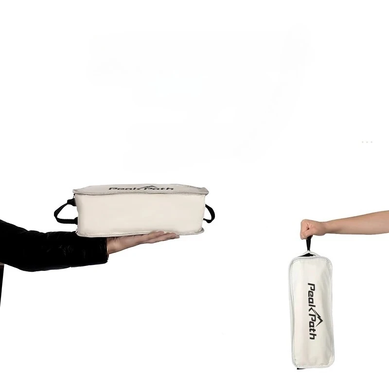 مقعد تخييم قابل للطي، كرسي صيد محمول خفيف الوزن، مقعد خارجي بارتفاع قابل للتعديل، معدات سفر مدمجة للصيادين #4