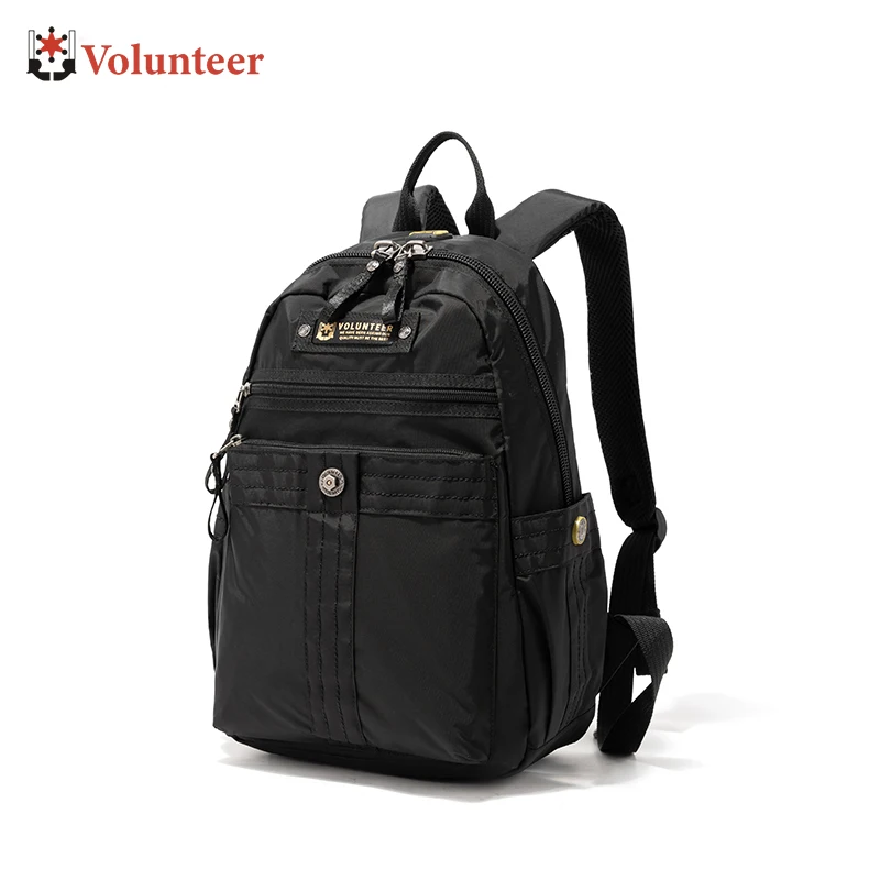 

VOLUNTEER Men's Large Capacity Waterproof School Backpack Vintage Style Travel Daypack Durable Casual Work Backpack 1740-20