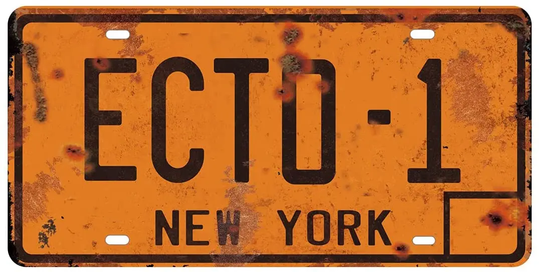 Комбинированный металлический знак Panguru «Охотники за привидениями» 1 и 2, мемориальные металлические знаки, тисненая копия, опора из металла