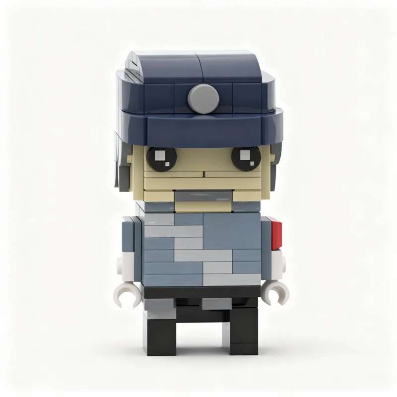 ตัวต่อ MOC Brickheadz จุนเปย ไอโอริ บล็อกตัวต่อ Persona 3 Reload ของเล่นตัวต่อ ของขวัญคริสต์มาส ของเล่นก่อสร้าง ของขวัญวันเกิด 154 ชิ้น