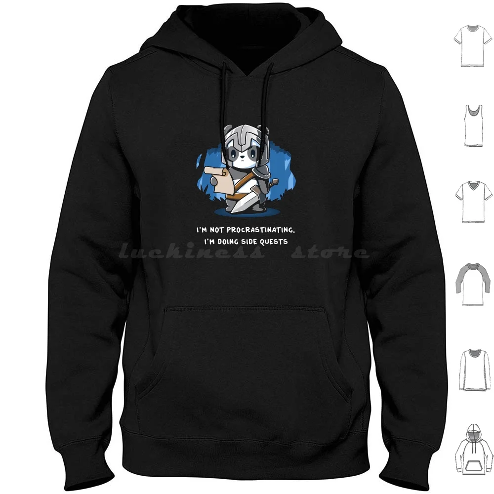 

I'M Not Procrastinating , I'M Doing Side Quests Gaming Hoodie cotton Long Sleeve Im Not Procrastinating Im Doing Side Quests