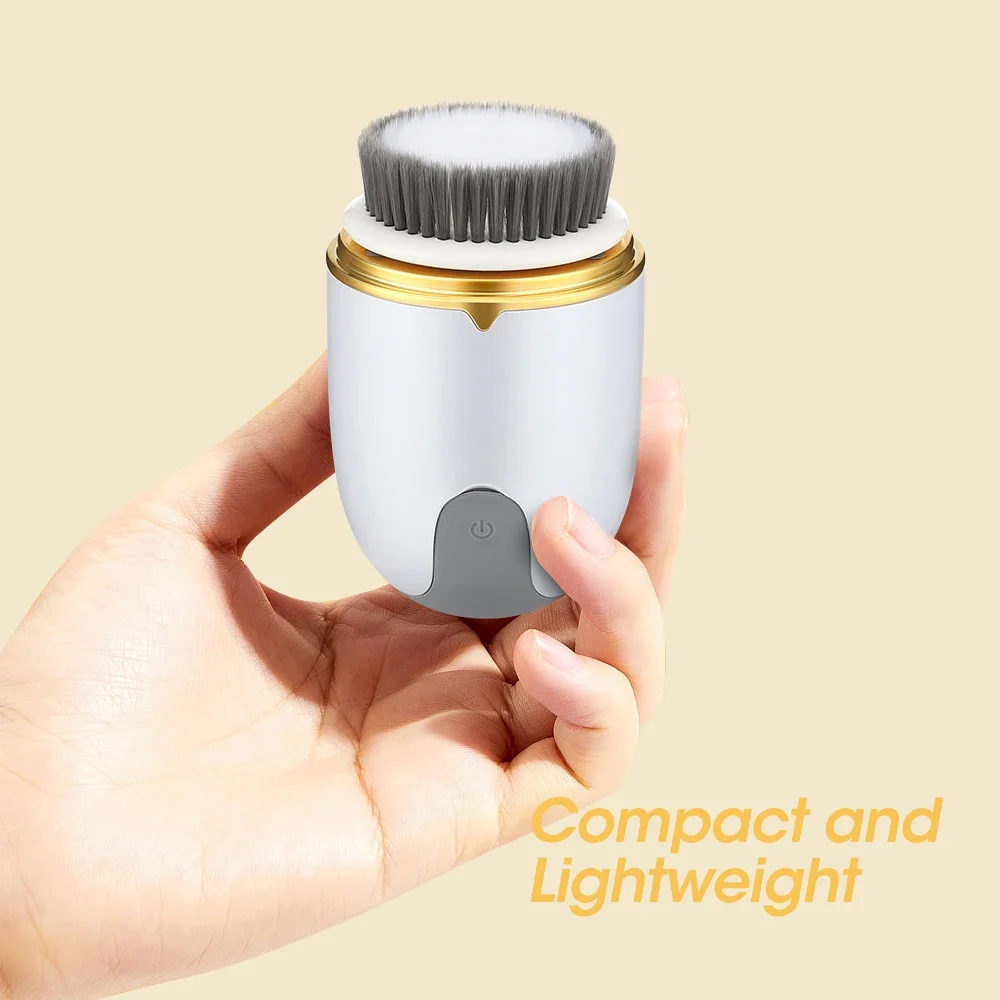 Power-charged waterproof facial brush deep pores facial cleaning vibration skin care beauty tools