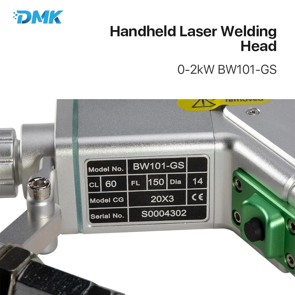 DMK رأس لحام بالليزر Raytools الأصلي BW101-GS 0-3kW يده لحام بندقية لحام/تنظيف/القطع/تنظيف التماس 4 في 1 لحام