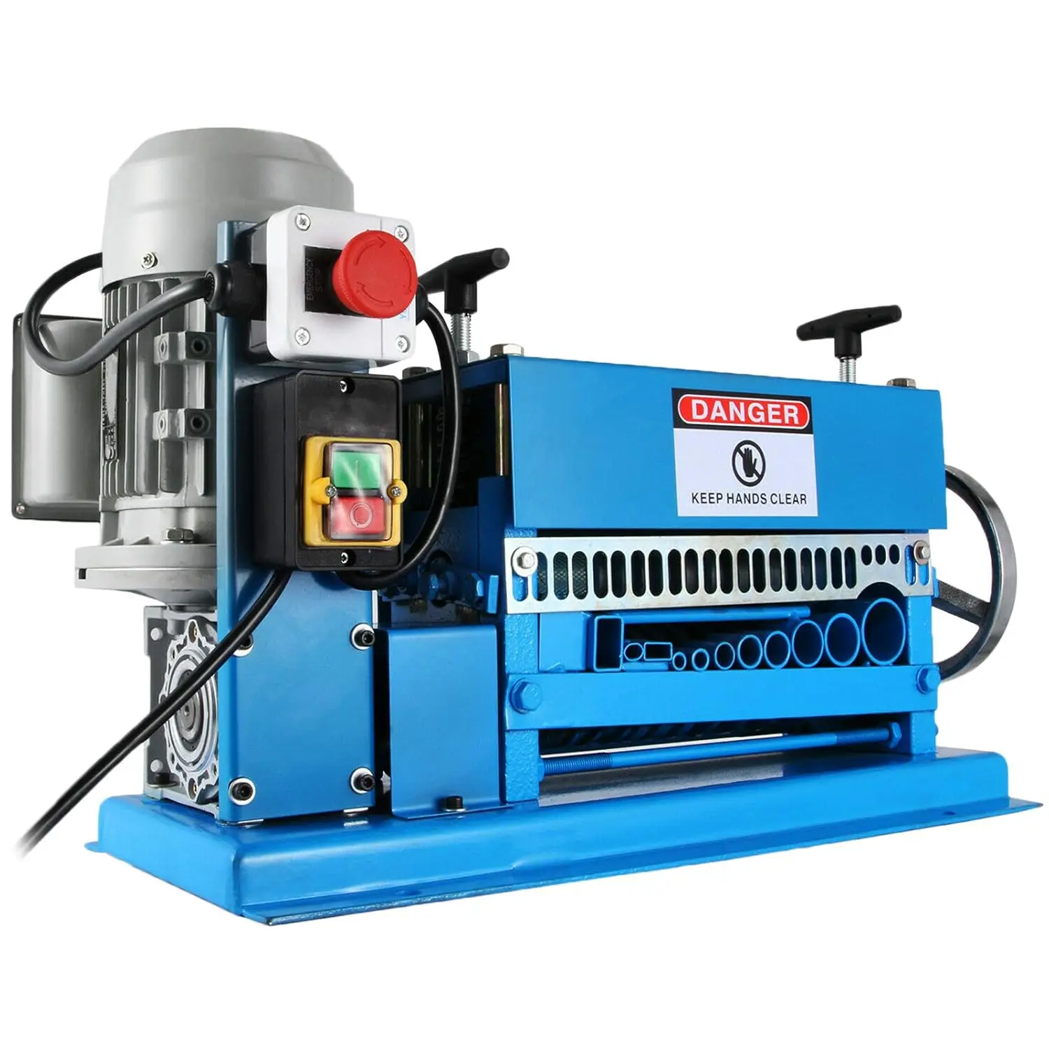

Wire Stripping Machine 0.06-1.5 inch,Wire Stripper Machine 11 Channels 10 Blades, Automatic Wire Stripping Tool