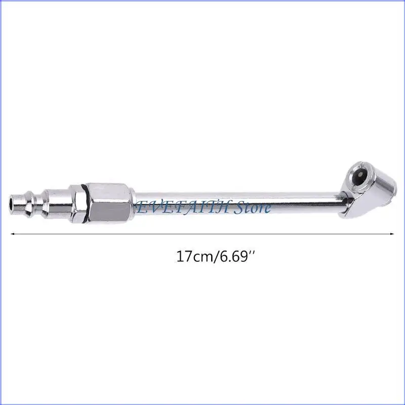 124bエアチャック1/4インチデュアルトラック用タイヤチャックのヘッドロックRVインフレータコンポー