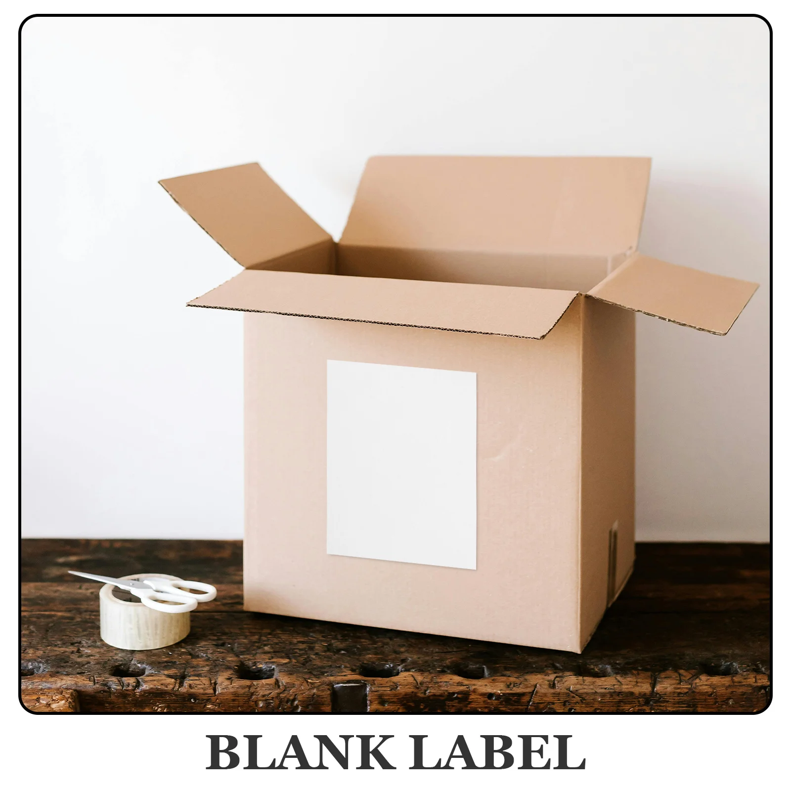 ورق لاصق قابل للطباعة مقاس A4 لأوراق الملصقات غير اللامعة للطابعة ملصقات لاصقة فارغة لاستخدام مكتب شحن العنوان #5