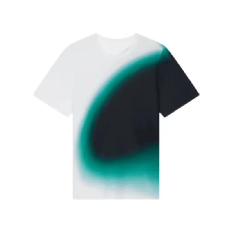 2026 Neuer Stil Herren Sommer Casual Top Abstraktes Farbblock-Grafik-Print Rundhals Kurzarm T-Shirt Kinder – Detail 4