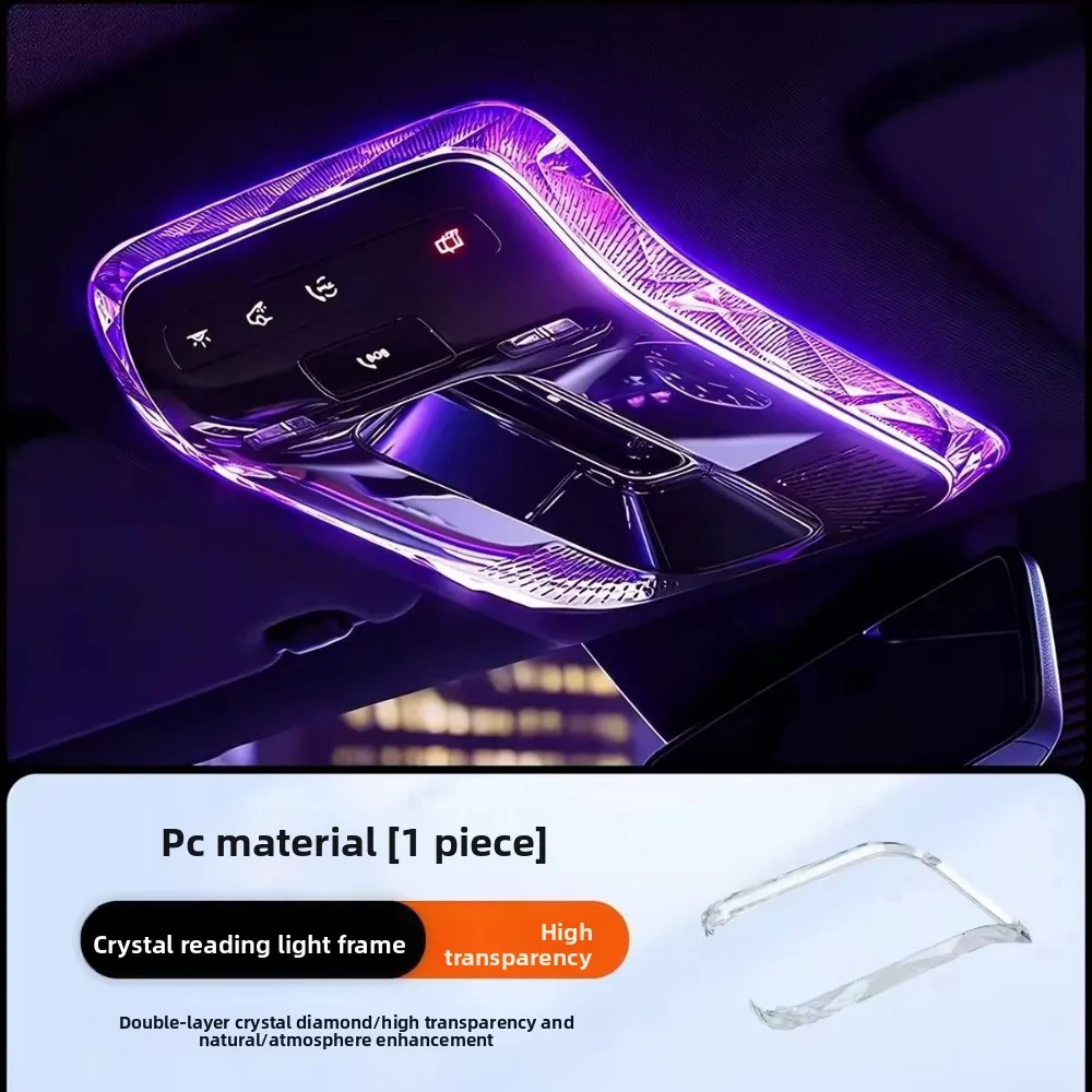 Kristall-Ambientelicht-Zierleiste Unter dem Bildschirm für Mercedes-Benz W214 E-Klasse E300L E260L 2024-2026 Innenausstattungs-Tuning-Teile 1/4 Stück – Detail 9