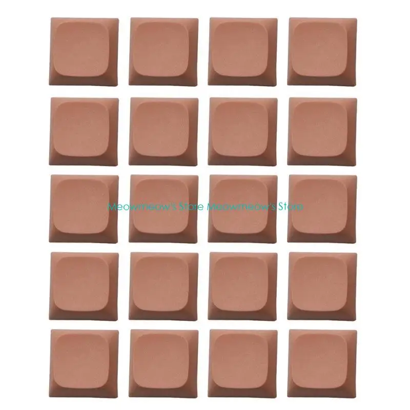 W91A 20PCS PBT Keycaps 1U XDA Height Replacement Keycap Set No Print Easy Installs