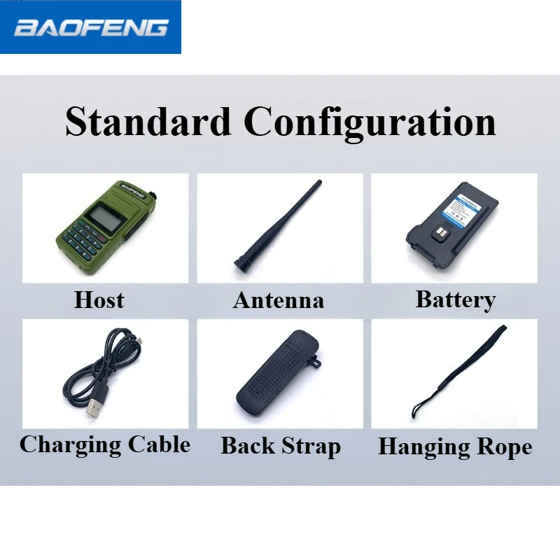 جهاز اتصال لاسلكي BAOFENG P15 UV ثنائي المرحلة سماعة مدنية 999 قنوات ملونة عالية الطاقة راديو بحري لاسلكي مع سماعة رأس