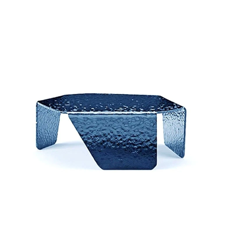 

acrylic coffee table water ripple, living room creative designer style, irregular Italian high-end sense, high and low