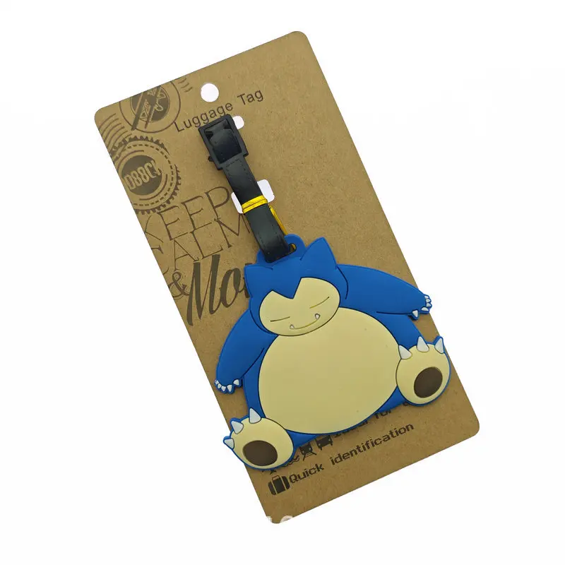 Cute and magical Pikachu Pok é mon Pok é Ball boarding luggage tag luggage recognition backpack small tag