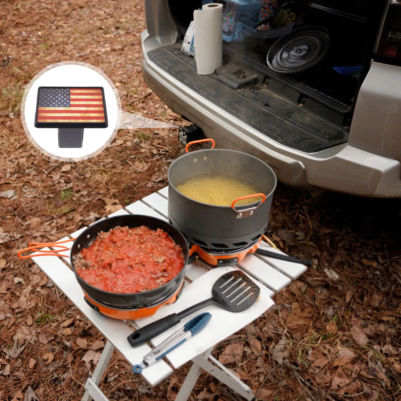 

1Pcs Car Trailer Hitch Cover Durable ABS Material Tow Receiver Tube Plug Protective Insert Cover Car Hitch Tube Cap