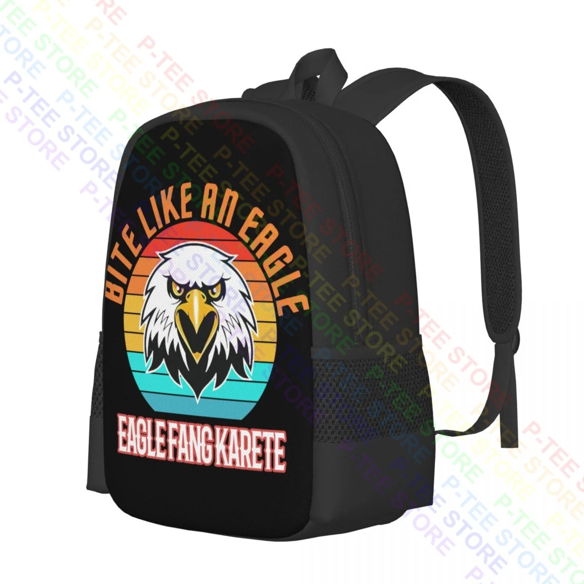 Eagle Fang Karate Bite Like An Eagle VintageBackpack Large Capacity Newest Personalised