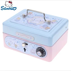 Sanrio Strongbox Cinnamoroll My Melody Cartoon Kawaii Security Password Lock Cartoon Girl Birthday Gift Around The Home Safes