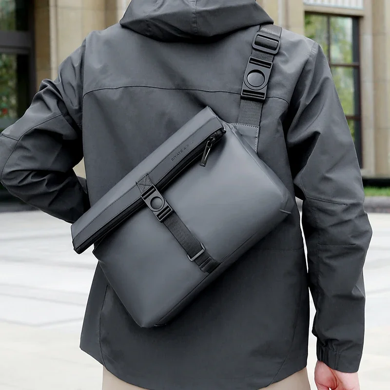 Retro Business Crossbody Bag, Large Capacity, Men's Briefcase, Shoulder Bag, Travel Backpack