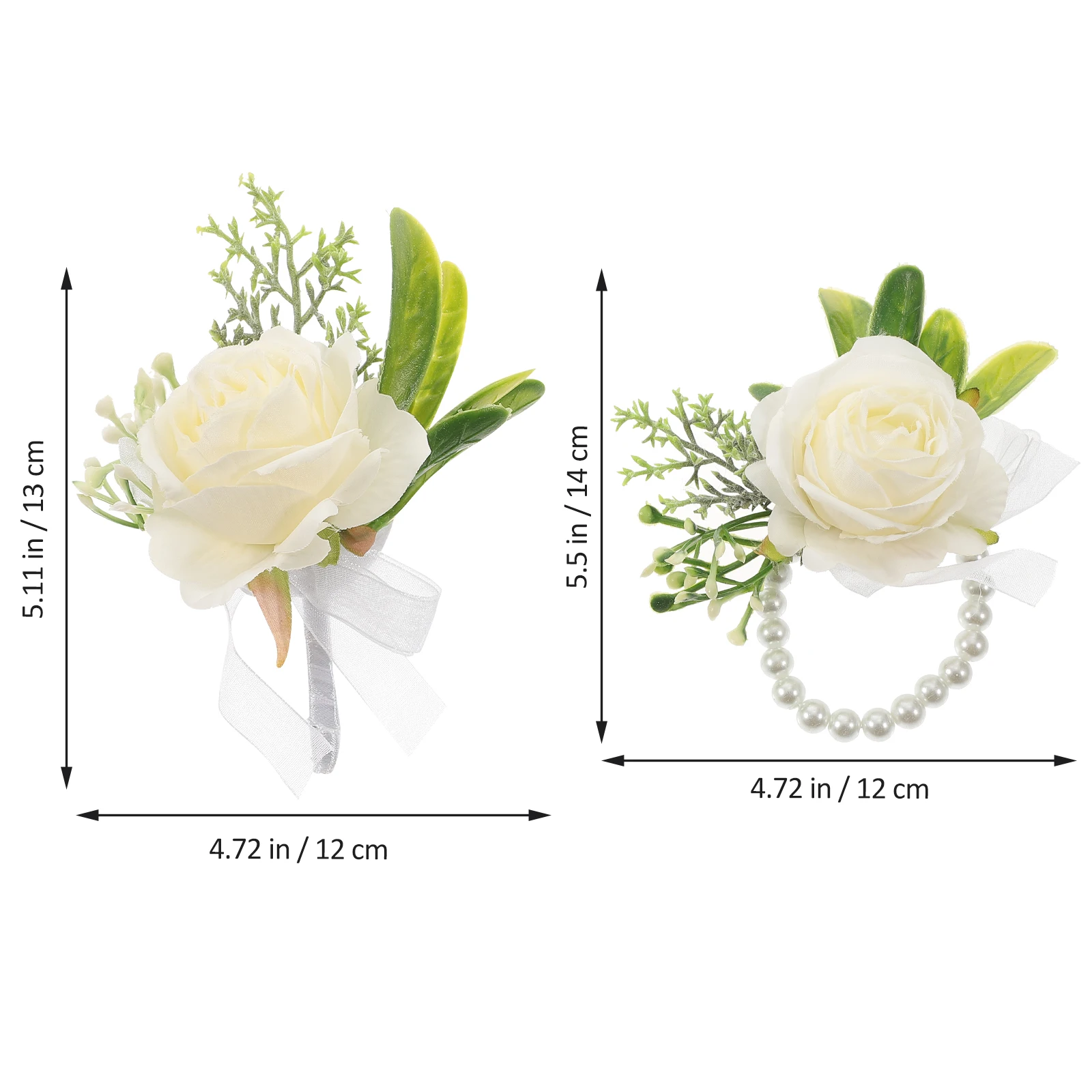 

1 set Pearl Hand Flower Artificial Wrist Corsage Wedding Decor Bridesmaid Flowers Bride Accessories Rustic SuppliesFlower