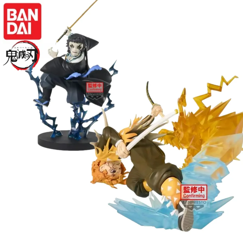 

В наличии: Оригинальная фигурка Агацумы Зеницу из аниме Demon Slayer: Kimetsu No Yaiba от Bandai, модель персонажа, игрушка, украшение для гаража.