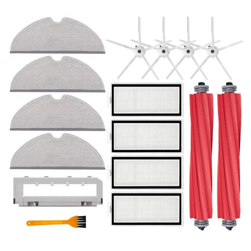 2X For Xiaomi Roborock Q7 Max, Q7 Max+, Q7 Plus, T8 Robot Vacuum Replacement Spare Parts Main Side Brush Hepa Filter Mop