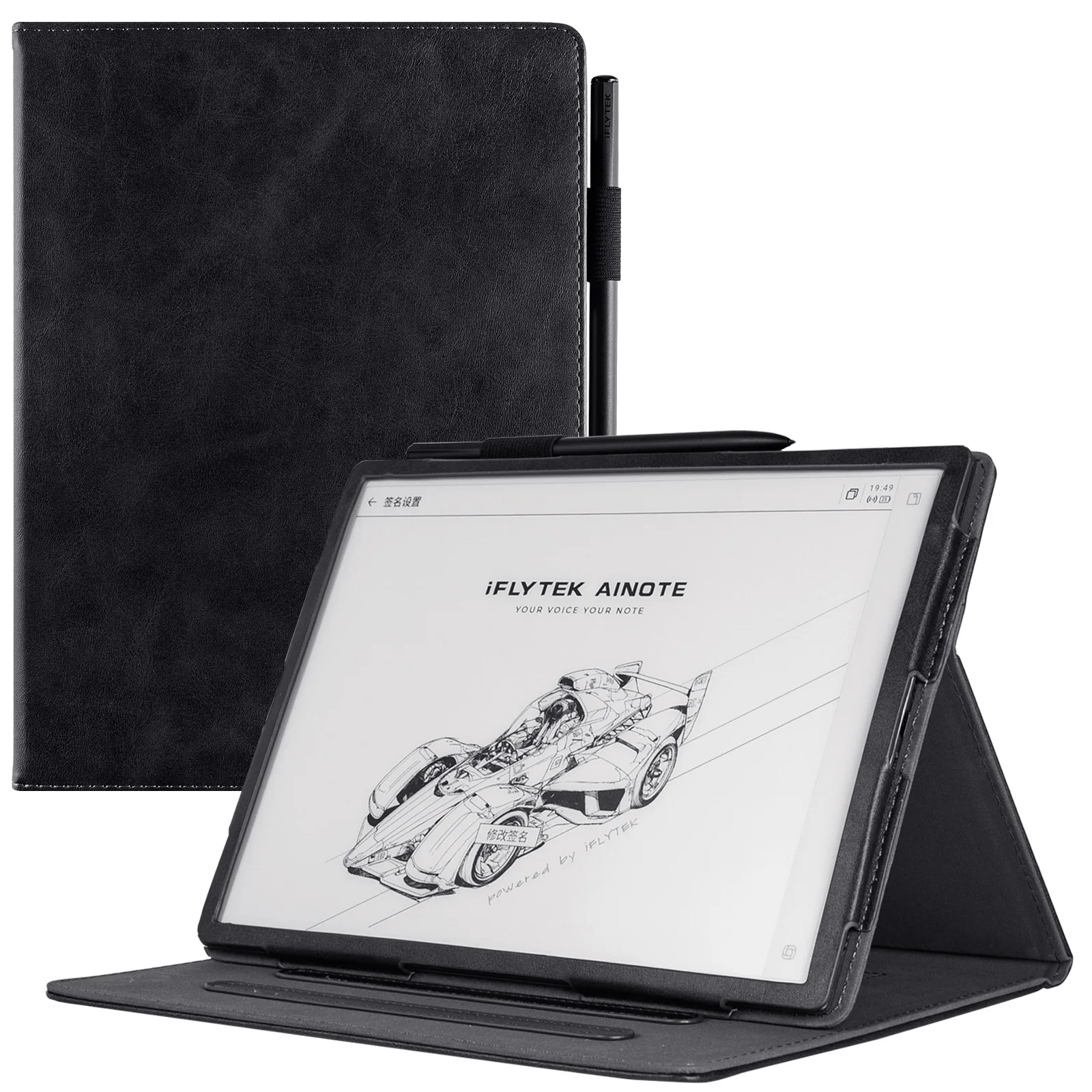 

Чехол Viwoods AiPaper 10,65 дюйма с подставкой для просмотра под разными углами | Чехол из искусственной кожи с функцией автоматического перехода в режим сна/пробуждения и держателем для стилуса