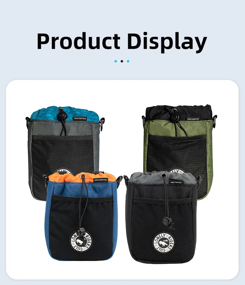 ULAC Fahrrad-Lenkertasche, 1/1,1 l, MTB, Rennrad, Roller, C-HOLD, wasserdichte Vorbautasche, Radfahren, Wasserflaschentasche mit abnehmbarem Streifen – Detail 10
