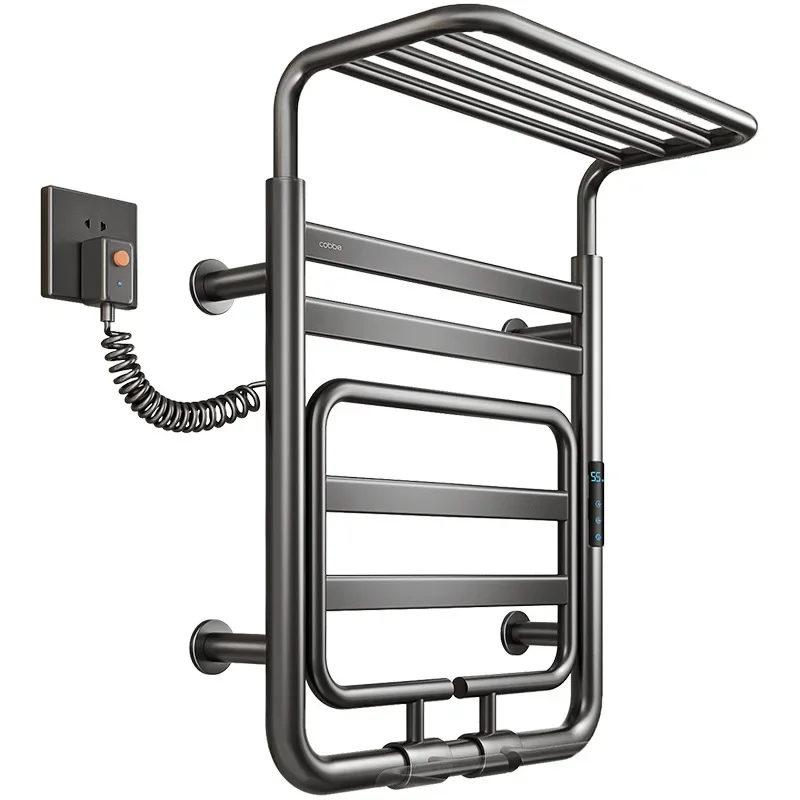 Electric towel rack, bathroom, household regular heating, drying, sterilization, towel rack