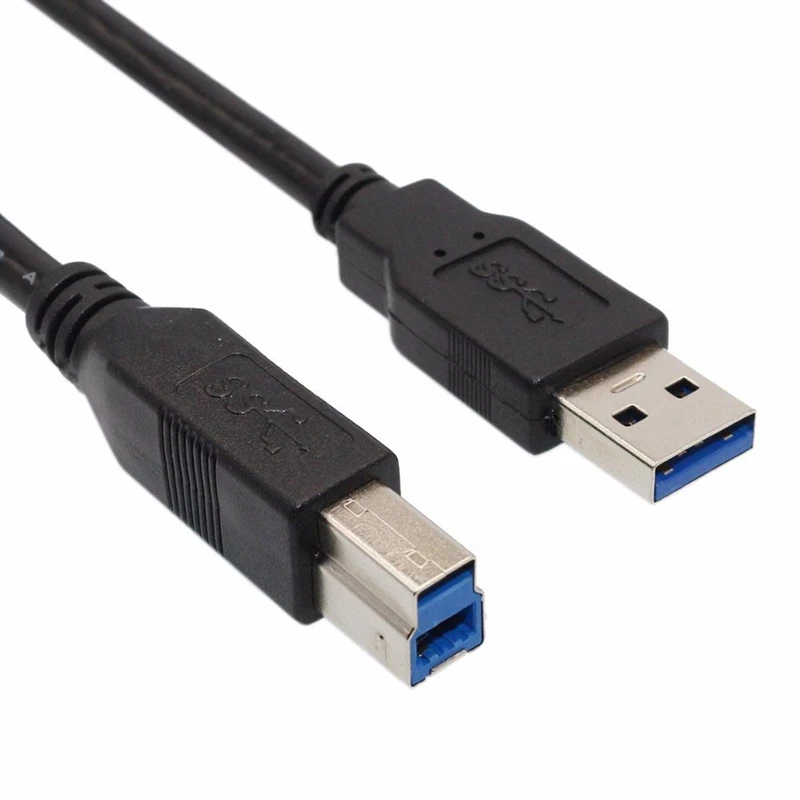 Nku USB 3.0 kabel męski na B męski 6Ft Superspeed rodzaj USB A/B kabel do drukarek skanerów zewnętrzne twarde sterowniki i więcej