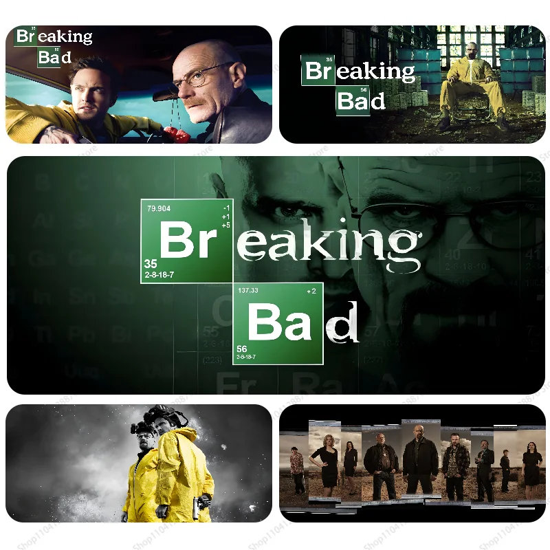 TV Show Heisenberg Breaking Bad Mousepad Gaming Mouse pad Gamer Pc Accessories Deskmat Keyboard Mat Desk Protector Mause Pads