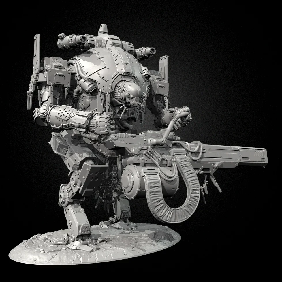 The height of man 65mm 85mm 105mm  Resin soldier colorless self-assembly（3D Printing ）TD-7390/3D view 5