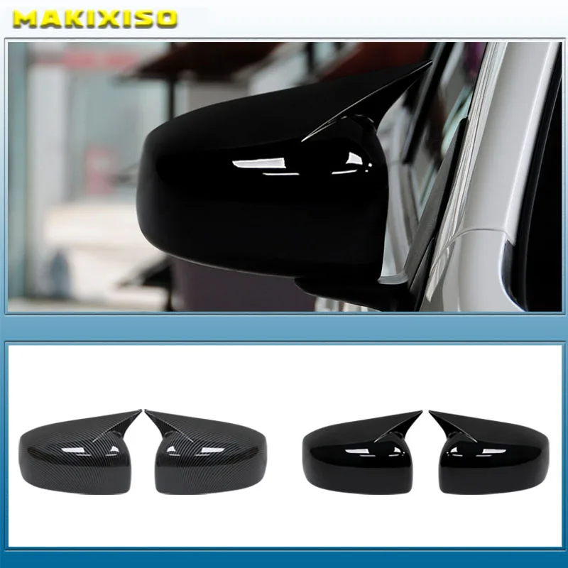 Cubierta de Espejo Retrovisor Lateral para Puerta, Accesorio de Estilo para Automóvil, Compatible con Mitsubishi Lancer X 10 EX EVO 2013-2016