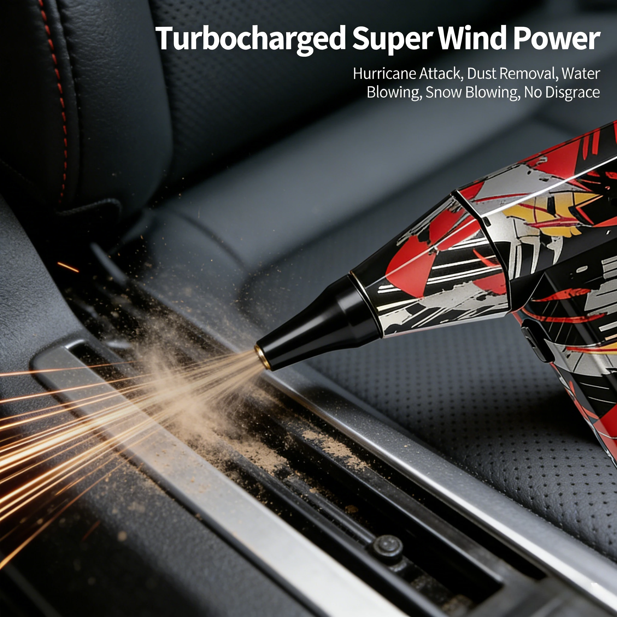 

X9 Violent Fan 130000RPM Turbo Jet Fan 5000mAh * 2 Мощный воздуходувка Duster Cleaner 200W Высокомощный канальный вентилятор для очистки автомобиля ПК