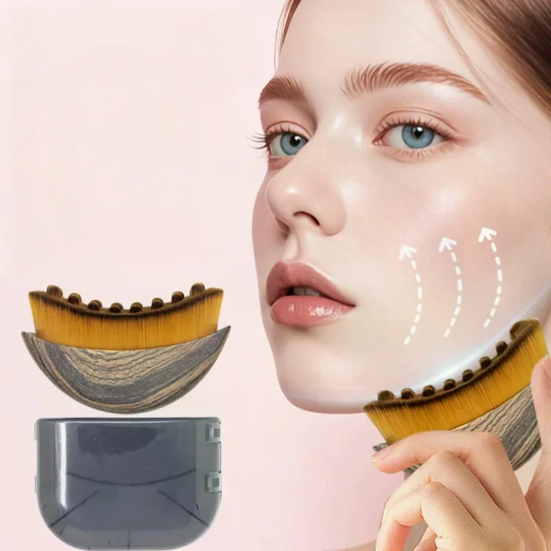 Lymphatic Contour Face Brush Dry Brushing Face Brush S Size Face Massager For Sculpting The Skin Massage Tool