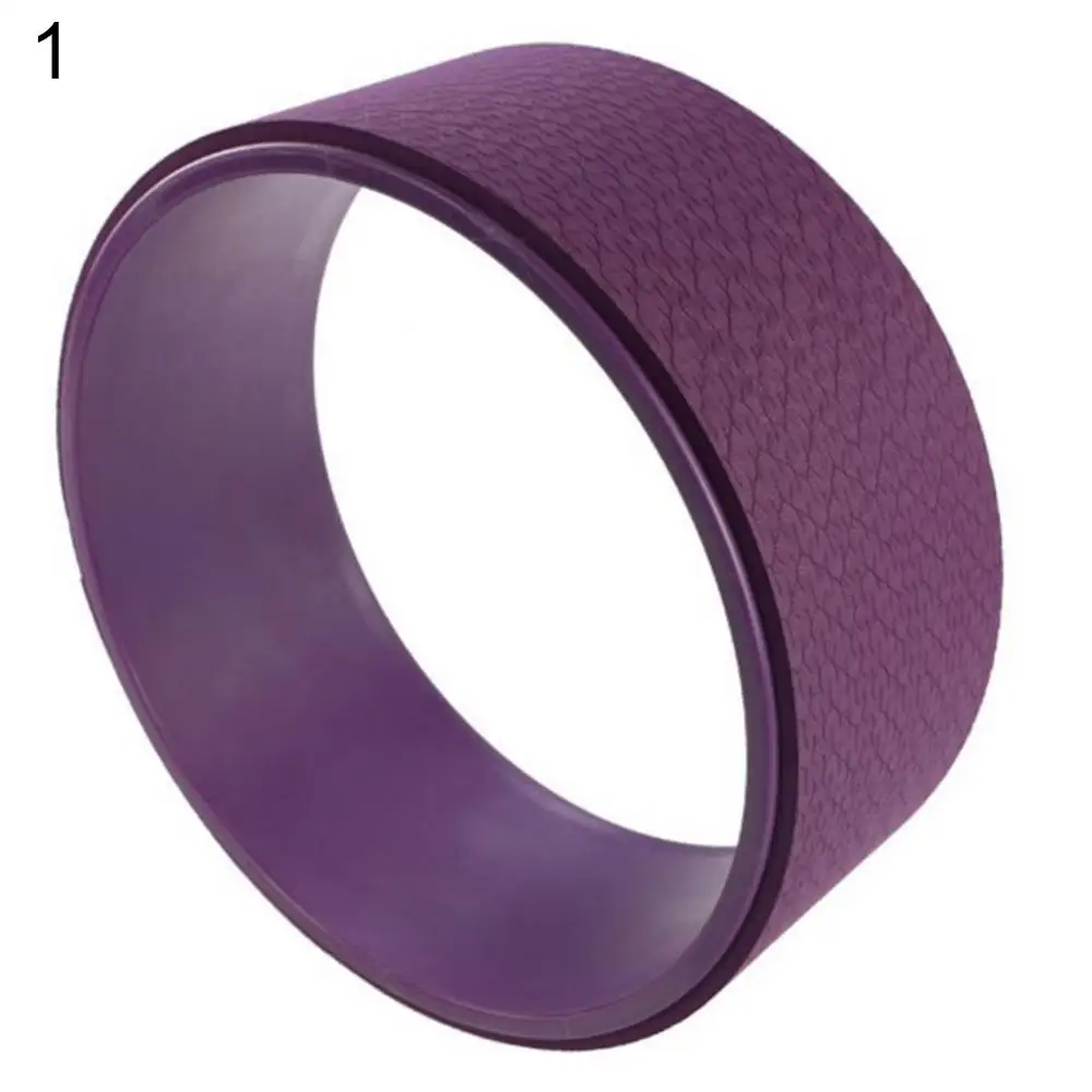 Yoga Pilates Circle Bodybuilding Gym Fitness Dance Training Wheel High Quality PP Material Non-slip Non-toxic Soft Workout Tool