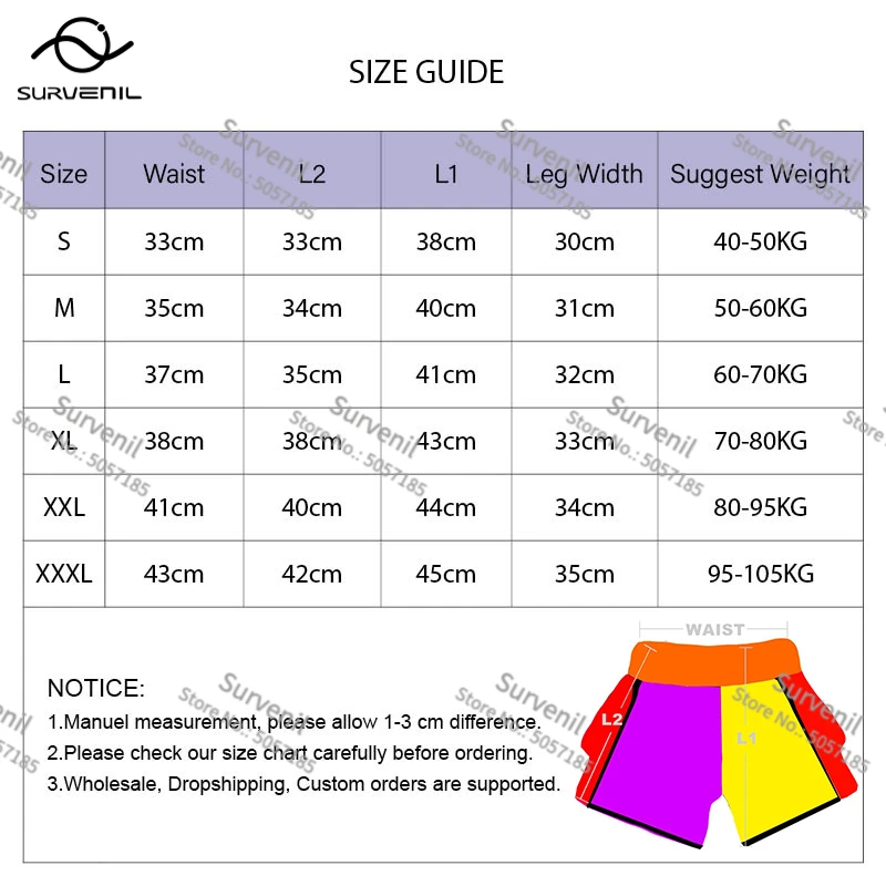 Muay Thai Shorts for Men Women Breathable MMA Fight Training Shorts Quick-Dry Combat Sports Gear Skull Sublimated Boxing Shorts