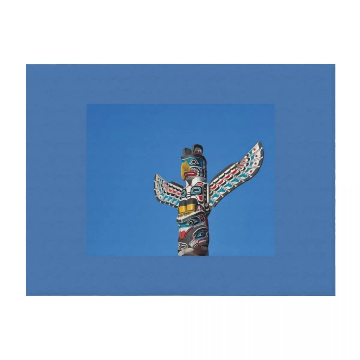 

Totem Pole Vancouver Throw Blanket Soft Plush Plaid Blankets For Bed Winter beds Thin Blankets
