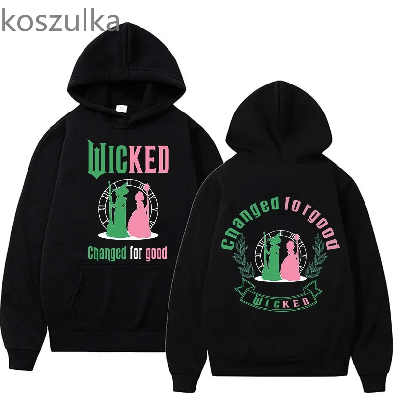 Changed for Good Wicked Fantasy Hoodie Harajuku Pullover Tops Man Woman Sweatshirt Fans Gift Hot Anime Fashion Casual Streetwear