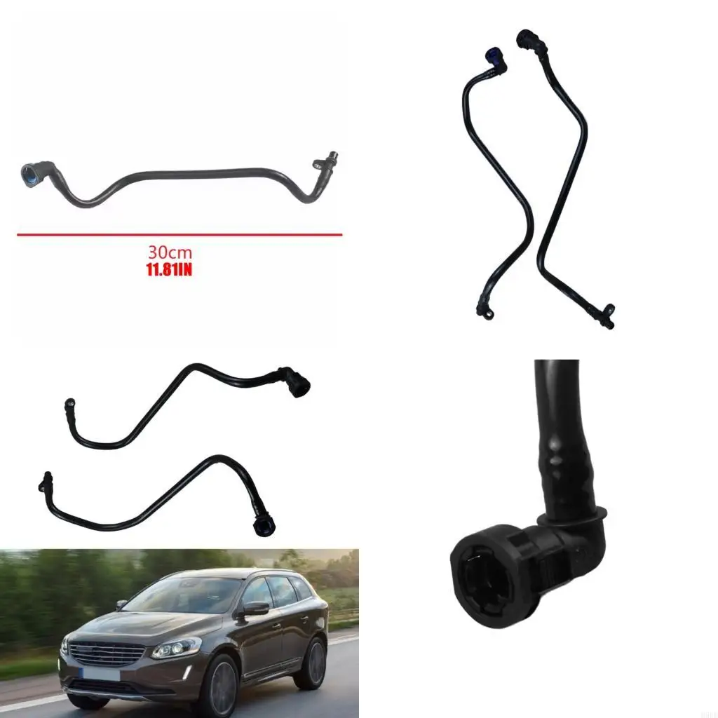 

2pcs Upgraded Gearboxes Cooling Oil Line Direct Fit For European Sedans SUVs Enhancing Heat Resistance 31319281 31319280 H9EE