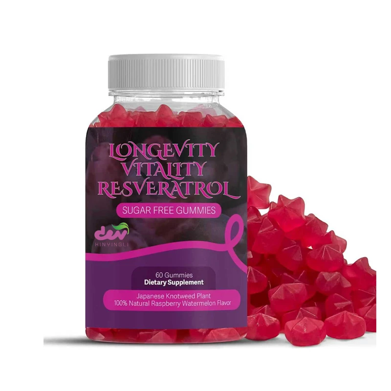 

Жевательные конфеты с ресвератролом 1500 мг, органические компоненты ресвератрола, без сахара и без глютена