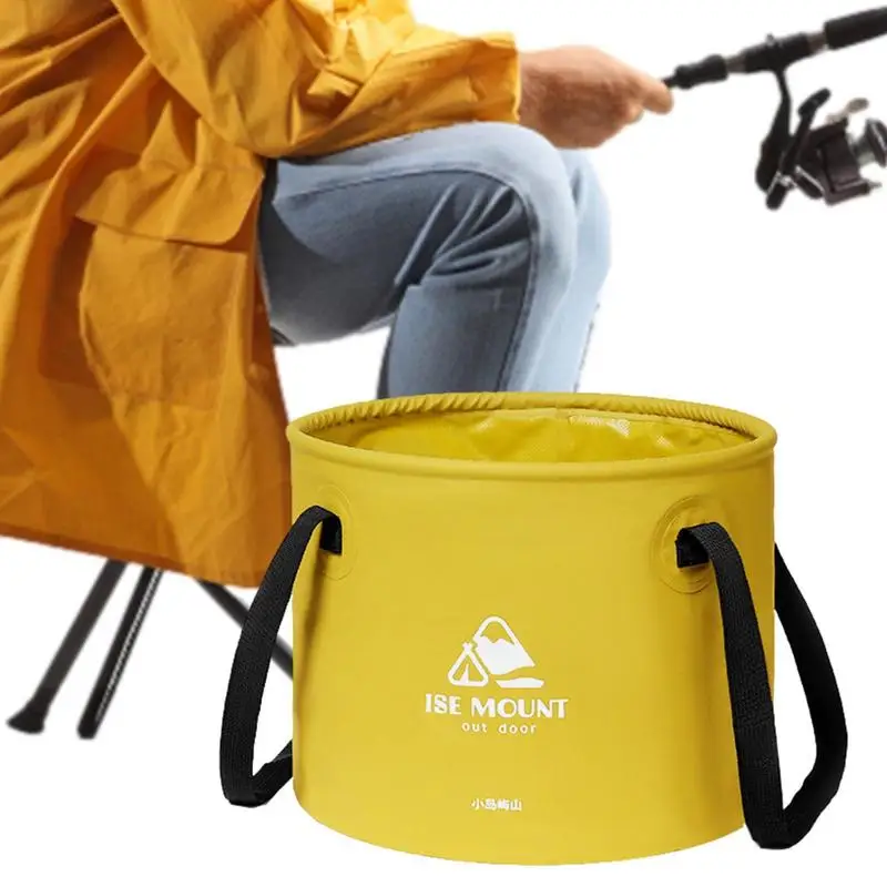 10L 20L Folding Foldable Collapsible Sink Washbasin Bucket Wash Basin Camping Water Pot Bag Container Car Fishing Hiking