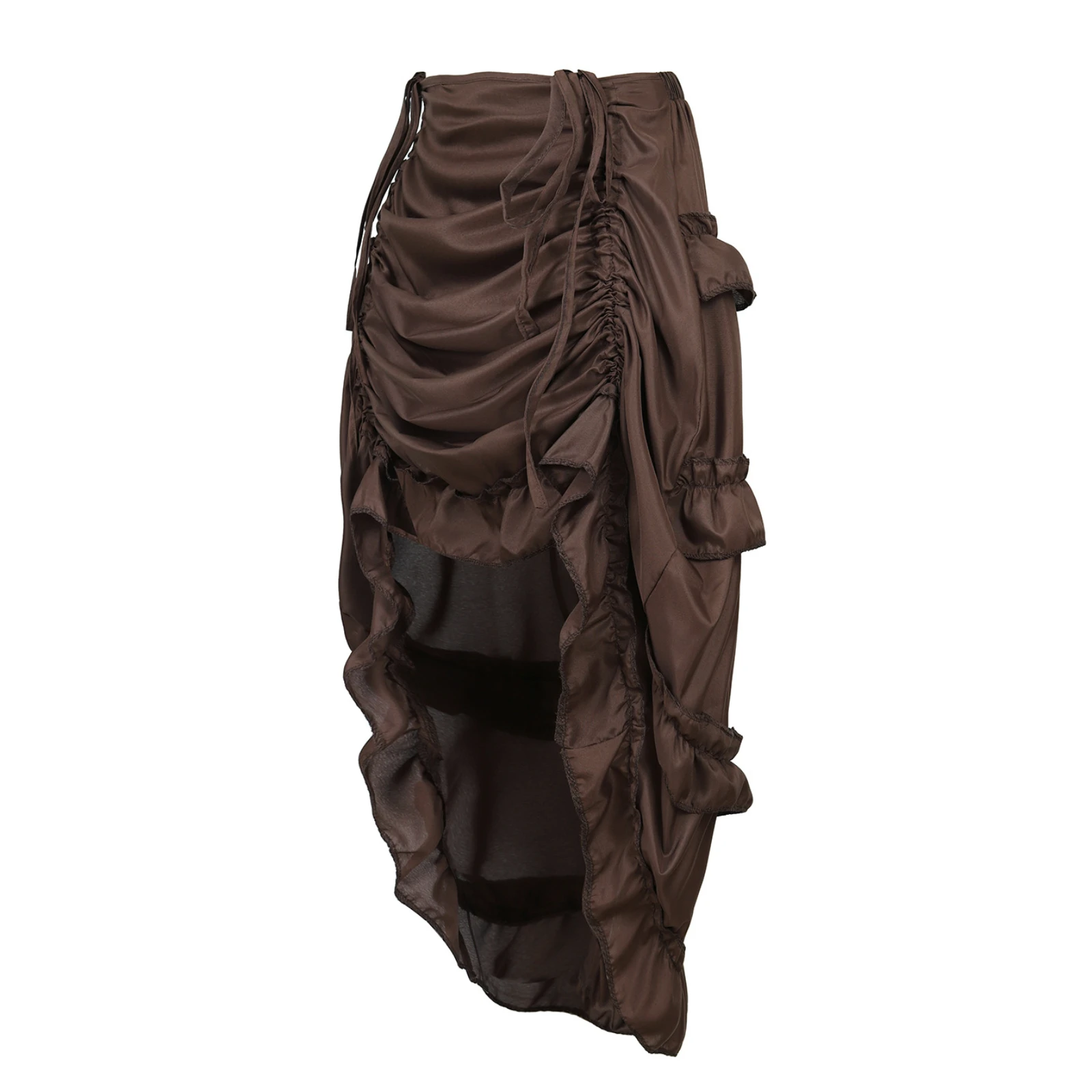 Vrouwen Renaissance Piraat Ruches Rok Middeleeuwse Victoriaanse Trekkoord Rok Gotische Steampunk Dansrok