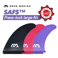 AQUA MARINA SUP Large Fin Surfing Standing Paddle Board Tail Inflatable Surfboard Stabilizer Rudder Water Sport Kit Press Lock