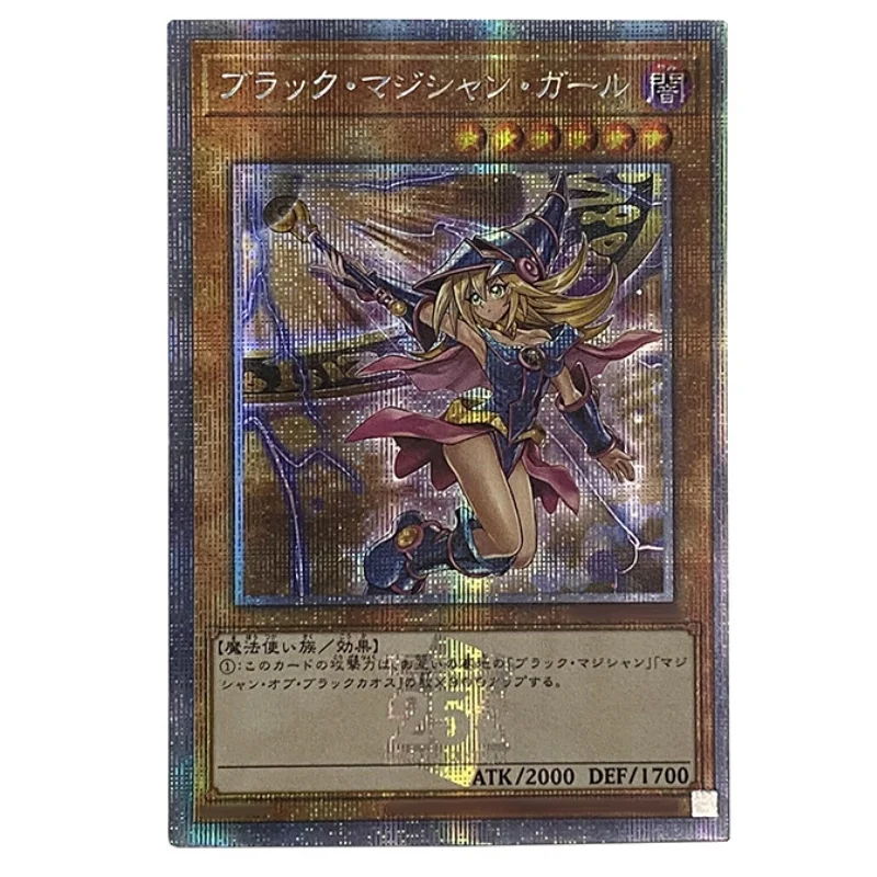 Black Magician Girl Flash Card Blue-Eyes White Dragon Red-Eyes Black Yu-Gi-Oh! Tcg Diy Action Spielzeugfiguren Anime Game Collection