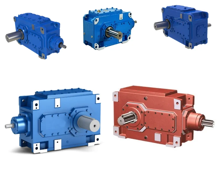 B3SV09 Three Stage Parallel Shaft Crane Mining Conveyor Bevel Helical Gear Hollow Shaft Industrial Gearbox
